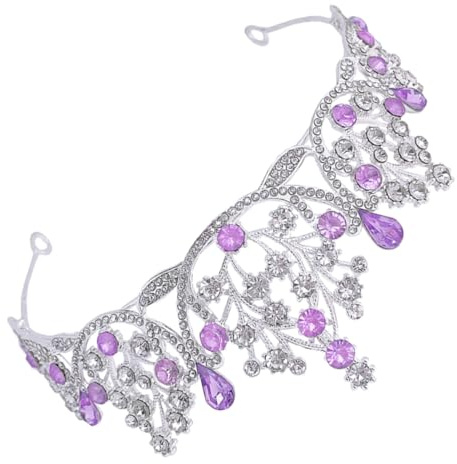 VALICLUD Accessoires De Diadème Bachelorette Pageant Couronne Couronne De Mariée De Princesse Mariages Demoiselle D'Honneur Coiffe Mariage Pour Mariée s Femme Bébé