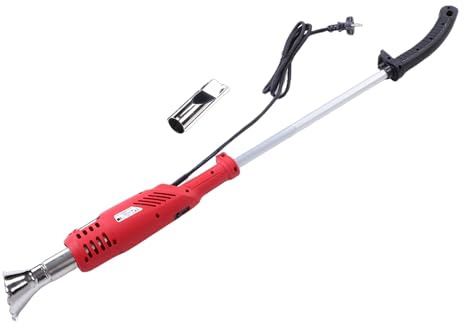 Dilwe Bruciatore Elettrico per Erbacce, 2000 W Ad Alta Temperatura con 2 Ugelli, Ideale per Diserbo e Rimozione di Vernice Sui Vialetti