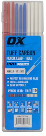 OX Tuff Carbon – Tile Pencil Lead (10PK)