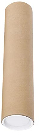 Amagogo Tubo de póster Tubo Postal Almacenamiento Cartón Tubo de con Tapas Tubos de Embalaje para Obra de Arte Blueprint Envío Contenedor de, Los 50cm
