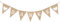 qingmeng Danke Girlande Banner, Jute Hochzeit Flagge Wimpelkette, Boho Vintage Hochzeitsdeko Deko für Hochzeit Abschied Party JGA Accessoires Frauen Hochzeitsgirlande