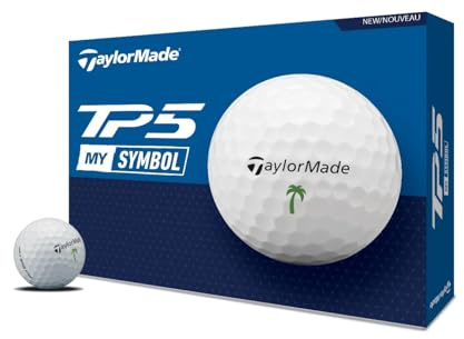 TaylorMade Golf 2024 Symbol TP5 Palm Tree GOLFBALLS ONE Dozen