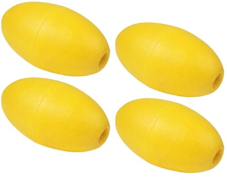 JSHANMEI Buoys Floats Rope Floats Marine, Deep Water Fishing Marker Buoys Crab Trap Floats Buoys for Boats Swimming Kayak Crabbing Trail Dock Pool 4pcs Yellow