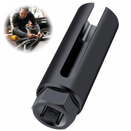 Oxygen Sensor Socket, 3/8 Drive x 7/8 (22mm) O2 Oxygen Sensor Removal Tool with Side Wire Cutout Universal Wrench for Most Car to Prevent Wire Damage