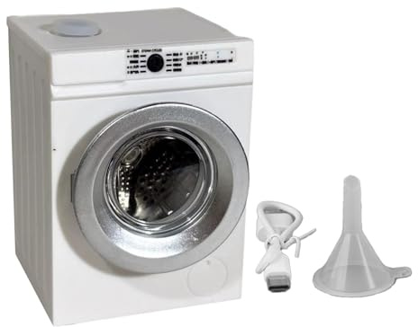 Children's Toy, 1 12 Scale Household Appliance - Rechargeable with Open Lid - Laundry Pretend Play for Boys and Girls