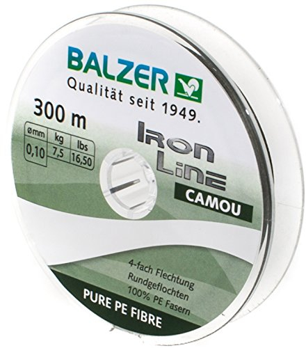 Balzer Iron Line 4 Camou 300 m Spule 0,16 mm/10,2 kg