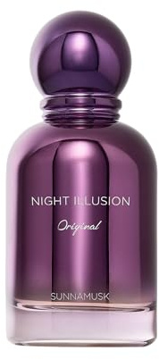 Sunnamusk London Night Illusion Eau De Parfum, Women, Fresh Fruity Fragrance, Perfume, Luxury Fragrance (50ml)