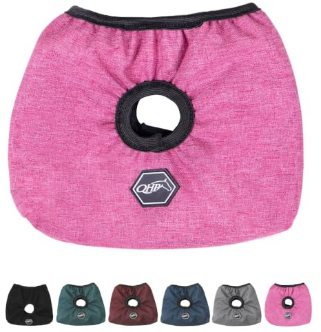 NETPROSHOP Steigbügelschoner mit Loch für Riemen und Fleecefutter zum Schutz des Sattels, Farbe:Pink