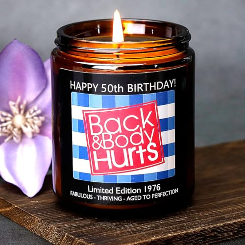 50th Birthday Gifts for Her and Him, 50th Birthday Decorations for Women Men, Funny Birthdays Gifts for Women Mom Dad Husband Wife Friends Sister, Best Gag Gift Ideas for 50 Year Old Woman