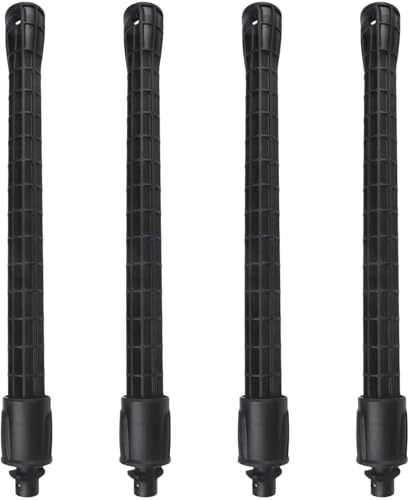 Aprilsunnyzone Asta di prolunga per lancia spray Karcher per PS20, K2, K3, K4, K5, accessorio per idropulitrice 4,3 x 44,5 cm (4 pezzi)
