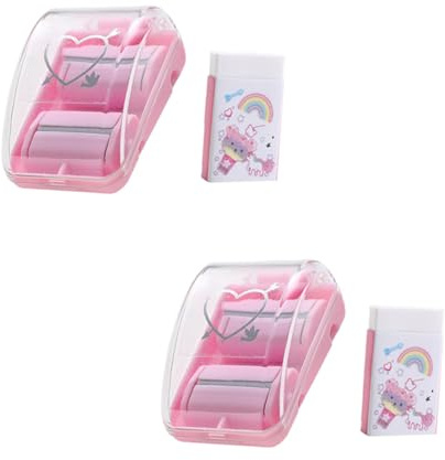 Uonlytech 2 Mini Rodillos Limpiadores de Escritorio Portátiles Recogedor Borrar para Papeles y Diseño Ergonómico y Material Resistente para Oficina y Escuela