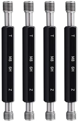 Calibre Rosca Tampon Calibre de acero 6H M95-M100 con tapón de rosca fina métrica(M98X1-6H)