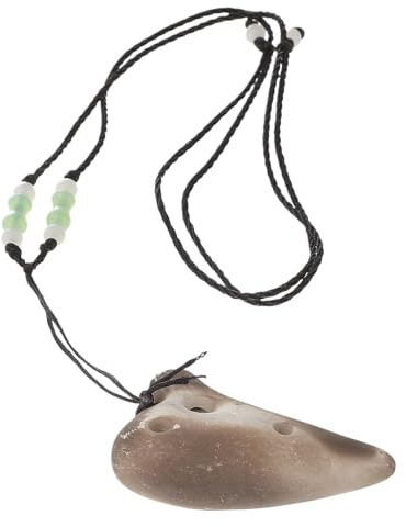 Ocarina Kompakt 6 hål Ocarina byggd Dolomite liten storlek lätt att spela vackert ljud nybörjarvänlig (multi)