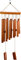 Kupink Carillon à Vent en Bambou pour l'intérieur et l'extérieur avec Son Naturel Relaxant pour la décoration de la Maison, Cadeaux Suspendus