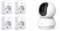 TP-Link Tapo Smart WLAN Steckdose,Alexa Steckdose 4er Pack, Smart Home WiFi Steckdose,Kein Hub notwendig, Mini & TP-Link Tapo C200 WLAN IP Kamera Überwachungskamera, Weiß
