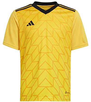 Adidas Boys Jersey (Short Sleeve) Team Icon 23 Jersey, Bold Gold, IC1253, 152