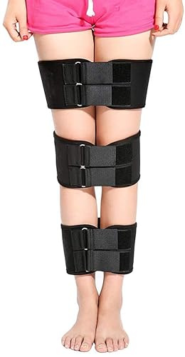 Supporto per la schiena 3Pcs O/X Gambe Correttore Posturale Cintura Bretelle Fasciatura Correzione Ortesi Fasciatura Cintura Per Coscia Ginocchiere Supporto Correttore Correttore Posturale Poste