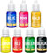 Fettlösliche Lebensmittelfarbe - 7 Farben Ölbasis Lebensmittelfarben für Schokolade, Buttercreme, Süßigkeiten, Zuckerguss - Konzentrierte Oil Based Food Coloring zum Backen, Kochen, Fondant - 10ml je