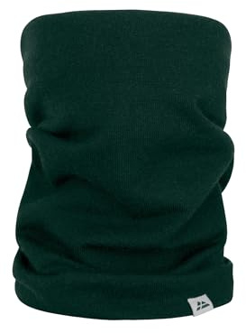 DANISH ENDURANCE Scaldacollo in Lana Merino per Uomo e Donna, Copricollo, Sciarpa, Coprifaccia Sportivo, Dark Green, One size