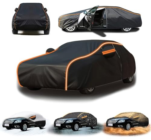 Cubre Coche Exterior para R-enault AUSTRAL E-Tech 2022-2023, Cubierta Coche Resistente al Polvo Anti-UV Coches Protector, Funda Coche Interior,Antigranizo Coche Impermeable Transpirable nh142