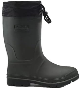 Kamik Forester Insulated Rubber Hunting Boots - Waterproof Insulated Boots for Men - Slip-Resistant Outsole for Hunting - Snow Shoes with Removable Liner - Mid-Calf Height, Black - 8