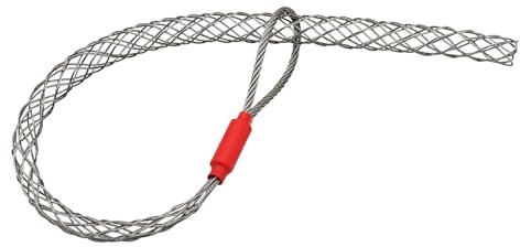 Abeicy 1 Pack Cable Pulling Grip, Electrical Wire Puller Socks, Stainless Steel Mesh Sleeve Lassos Strand for 9-12mm OD Cord, Flexible Cables and Wires