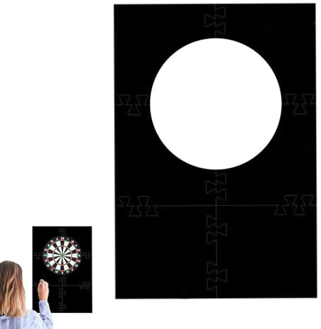 Gupcaqosjw Dart Catchring Surround, Dartscheibe Schutzring, Dartscheiben Wandschutz, Dart Surround Auffangring, Dartscheibe Einfassung, Dartboard Wandschutz, Dartboard Einfassung Für Dartboard