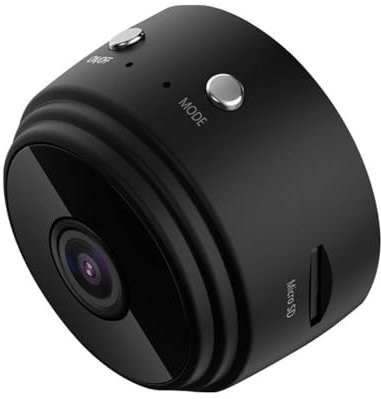 Suoumwa Mini Cámara de Vigilancia Inalámbrica A9, Monitoreo de Seguridad WiFi 1080p, Monitor Remoto, Cámara, Hogar Inteligente