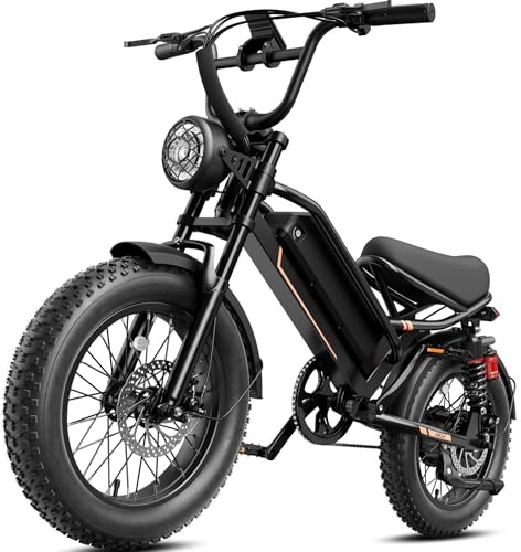 SYFTLLSJY 2000W Peak 16 Off Road Electric Bike for Adults,55+Miles LongRanger,28+MPH Electric Dirt E Bike Bicycles, Fat Tire All Terrain E-Bike,48V Electric Motorcycle for Road Mountain