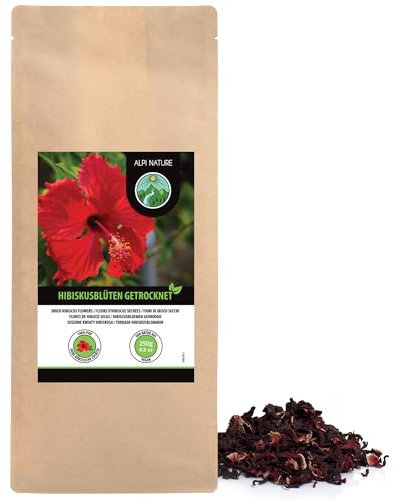 Alpi Nature Hibiskustee 250g, Hibiskusblütentee, Hibiskusblüten ganz, Hibiskus Tee lose, Hibiscus Tea