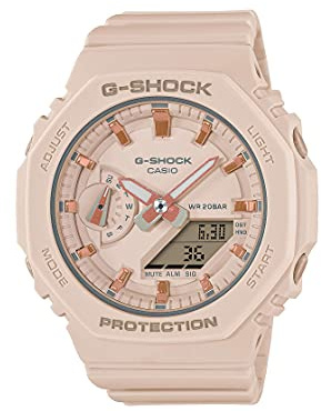 G-Shock Ladies' Casio S Series Light Pink Resin Strap Watch GMAS2100-4A