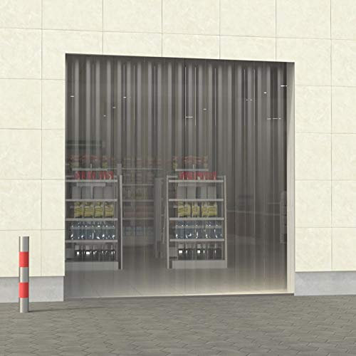 Snsowed Rotolo per Tenda a Strisce in PVC 2mm x 200mm 25 m,Arredo,Trattamenti per finestre,Tende e tendaggi-288281