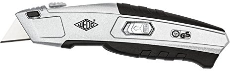 Wedo Autoload - Cúter con 5 cuchillas, color plateado/negro