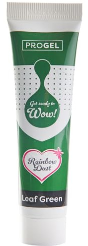 Colorant alimentaire professionnel Rainbow Dust ProGel, vert feuille 25 g