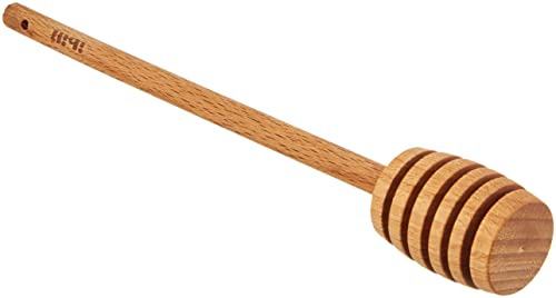 Ibili 747918 Cuillère à Miel, Fonte, Beige, 18 cm, 18 x 3 x 3 cm