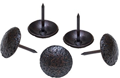 decotacks® Leather Upholstery Nails/Tacks 3/4 - 100 Pcs [Dark Antique Copper, French Natural] DX5918DAC-100