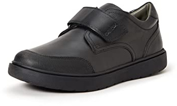 Geox Boy's J Riddock Boy I School Uniform Shoe, Black*3 UK