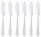 SBOMHS klein Buttermesser set Edelstahl silber Dessertmesser 6-teiliges 15,5CM Länge Nutella Streich Messer Spülmaschinengeeignet