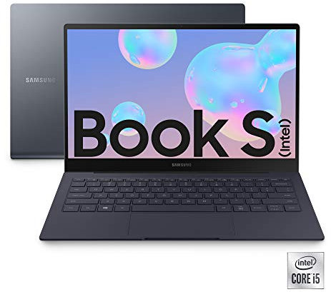 Samsung Galaxy Book S (Intel), Portatile Wi-Fi 6 Windows | 10 Home, Display Touch Screen 13.3” FHD LCD, Batteria 42Wh, RAM 8GB, Memoria 512GB UFS, Lettore impronte digitali, Grey, [Versione Italiana]