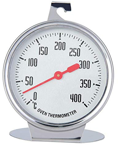 VOBOR Termometro da forno, in acciaio inox, antiruggine, da appendere e posizionare, analogico, per accessori da cucina, termometro digitale