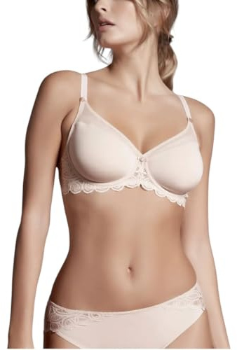 Lepel 1 Pezzo di Reggiseno Donna Balconcino con Ferretto Coppa Preformata 481 Belseno Soiree Cipria 6C