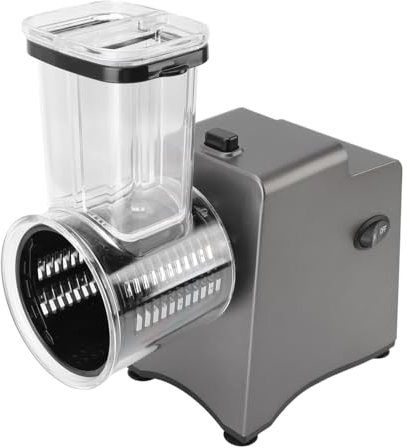 Tagliaverdure Elettrico da 500 W con 5 Paia di Lame Grattugia Elettrica Multifunzionale, Macchina per Insalata per Frutta e Verdura