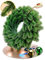 ArtiTree - Weihnachtskranz für Tür, Adventskranz, Weihnachtsdeko für Außen und Innen, Künstlicher Tannenkranz - 60cm