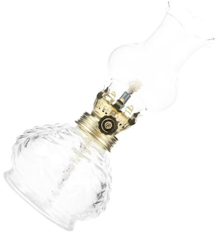 Cabilock Petroleumlampe Glas Dekorative Tischlampe Vintage Öllampe Für Innenhof Und Hochzeit Als Balkondekoration