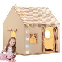 JIEBWCHA Tienda De Juego para Niños, 120×105×128cm Tienda De Campaña para Niños, Ttela De Poliéster&Soporte De Metal Ienda De Campaña Interior, con Bolas De Colores, Gran Espacio, Cómodo