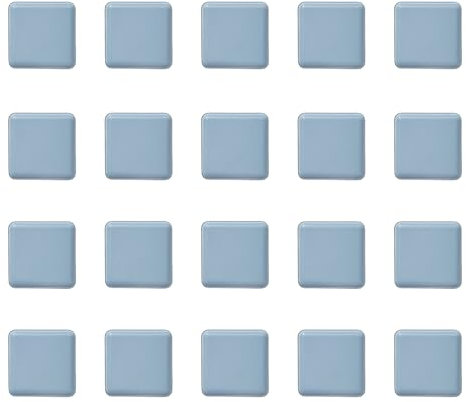 20 Piezas Patines de Muebles, Patines Deslizadores Autoadhesivos de PTFE para Muebles, Protector Patas Muebles y Tacos para Sillas, Antirruido y Antirayaduras, Aptos para Suelos Lisos, Alfombras
