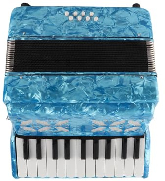 Stylebest 22 Keys Accordion Beginner Musical Instrument for Children with Adjustable Strap and Cleaning Cloth