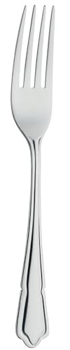 Grunwerg Dubarry Collection Dessert Forks, 18/0 Stainless Steel, Set of 12 | Dessert forks made from 18/0 stainless steel, ideal for cakes, pastries, fruit, desserts and everyday dining.