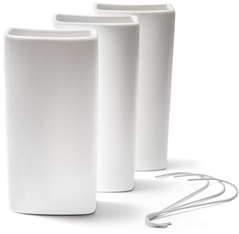 Ligano® Heizkörper Luftbefeuchter weiß – Keramik Wasserverdunster für die Heizung (3er Set)