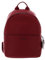 Mandarina Duck Mellow Leather Backpack Rumba Red